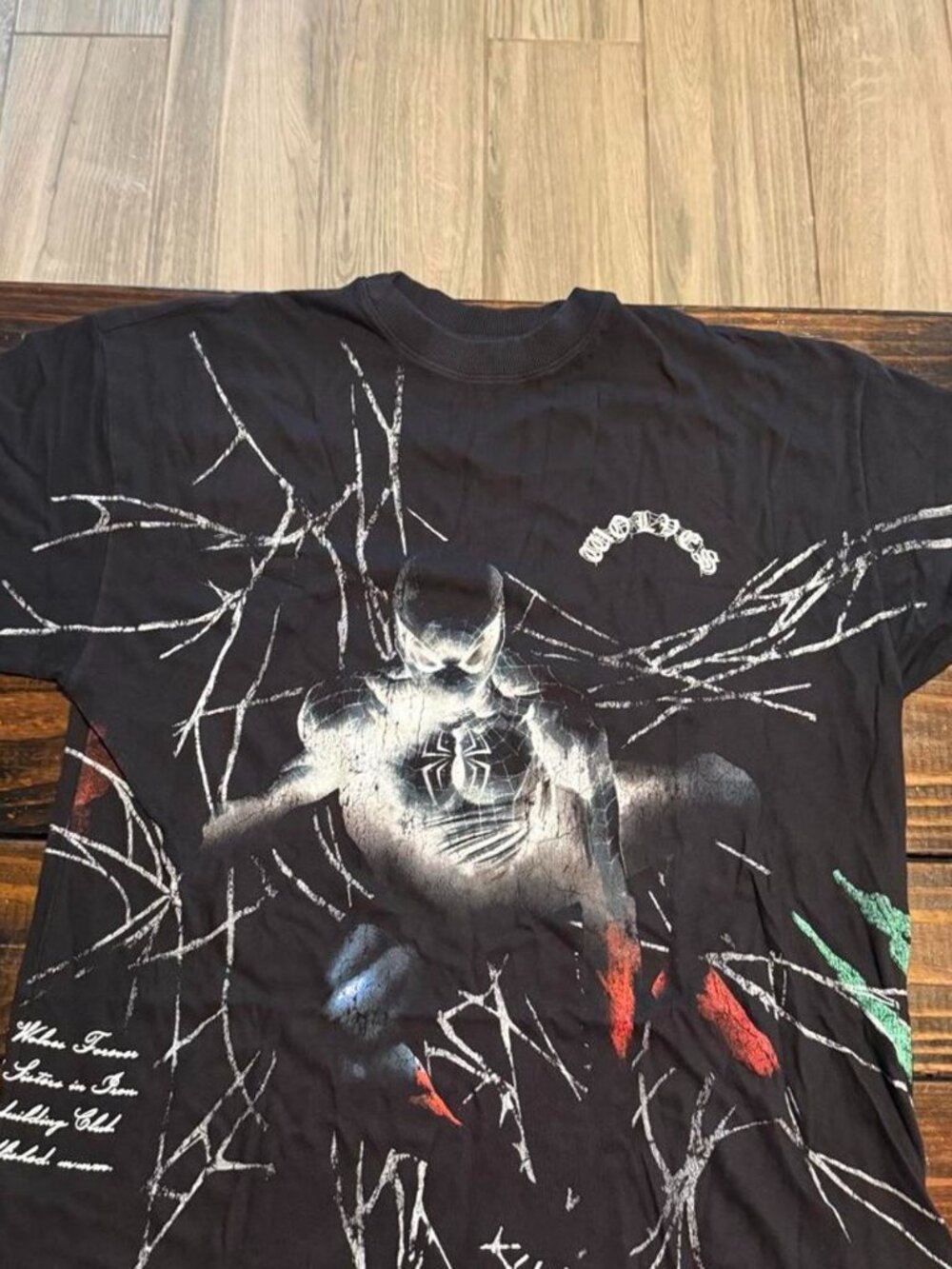Darc Sport x Marvel Side by Side rare Spiderman collab graphic tee